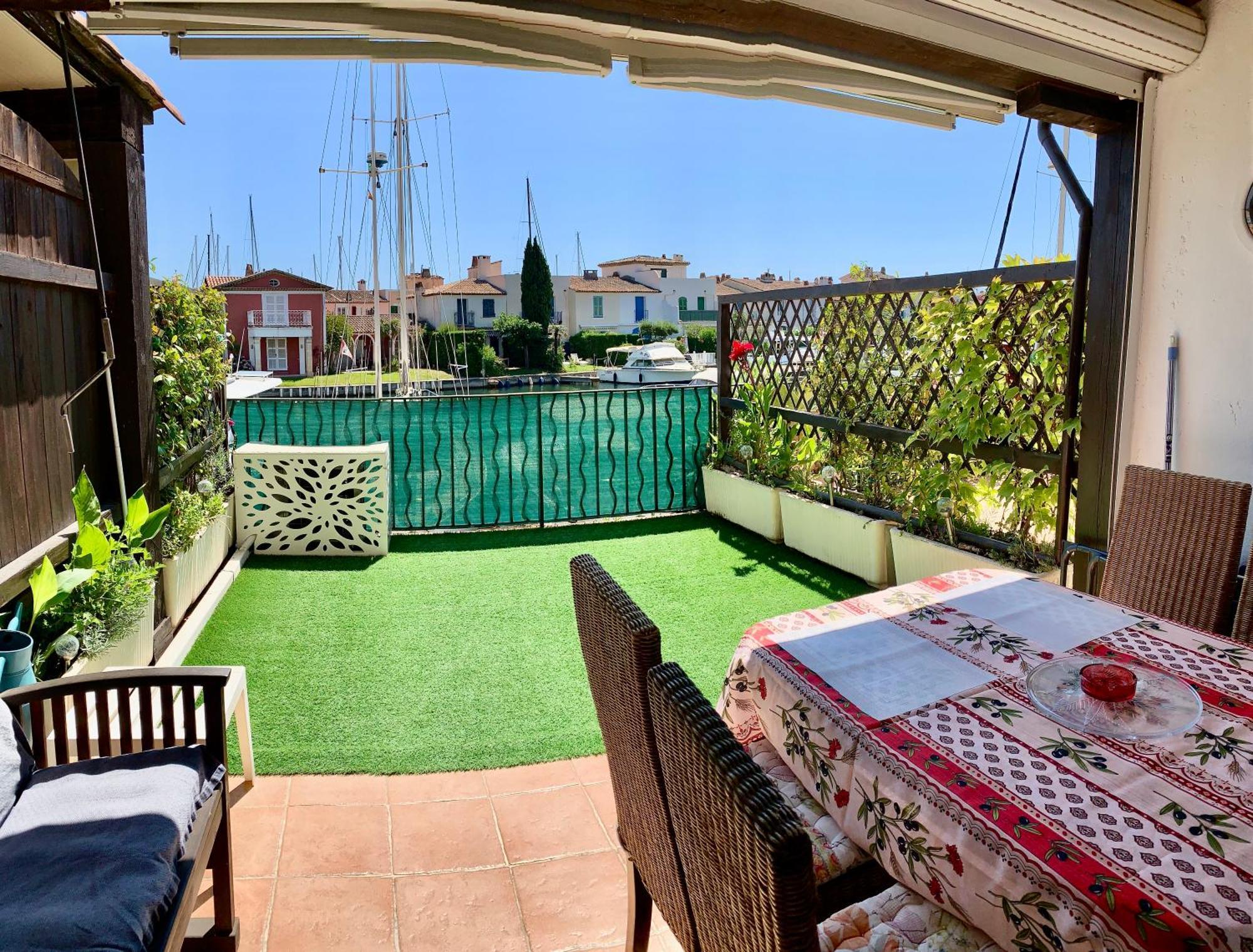Appartement Rue De L'Amarrage A Port Grimaud Avec Terrasse Vue Canaux Et Garage Zewnętrze zdjęcie